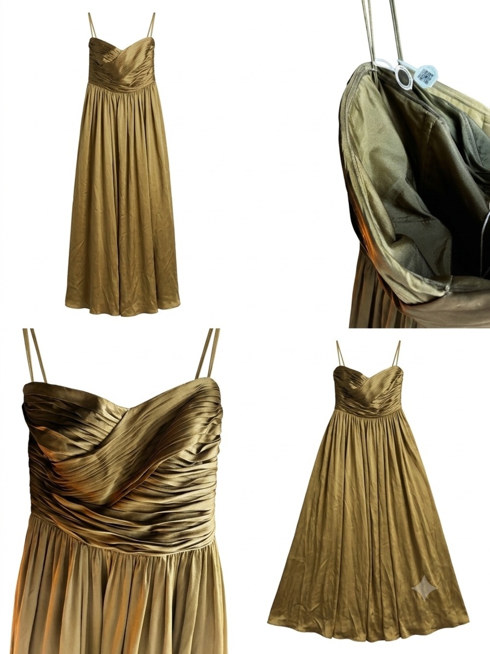 Ulla Johnson Olive Anastasia Ruched Gown - NWT - Picture 11 of 12